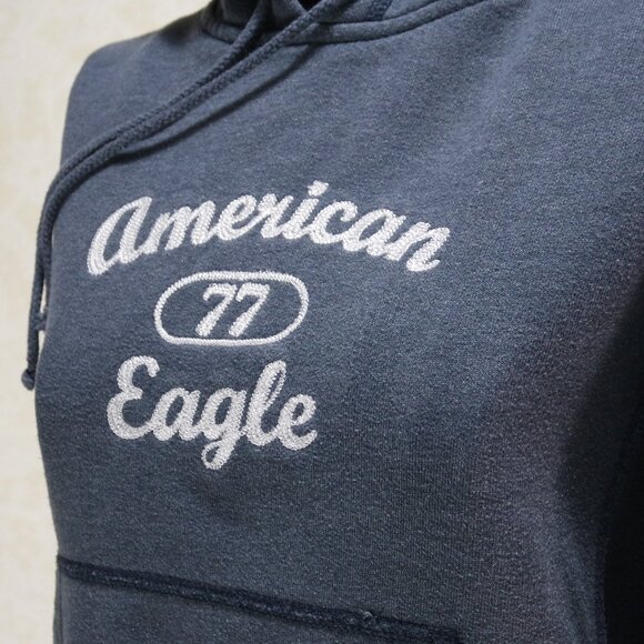 American Eagle Outfitters Dark Blue Hoodie - Picture 3 of 13
